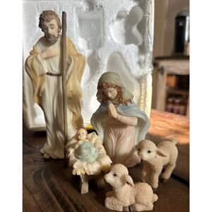 Seraphim Classics Nativity Holy Family 1995 Roman Unto Us A Child is Born #70128